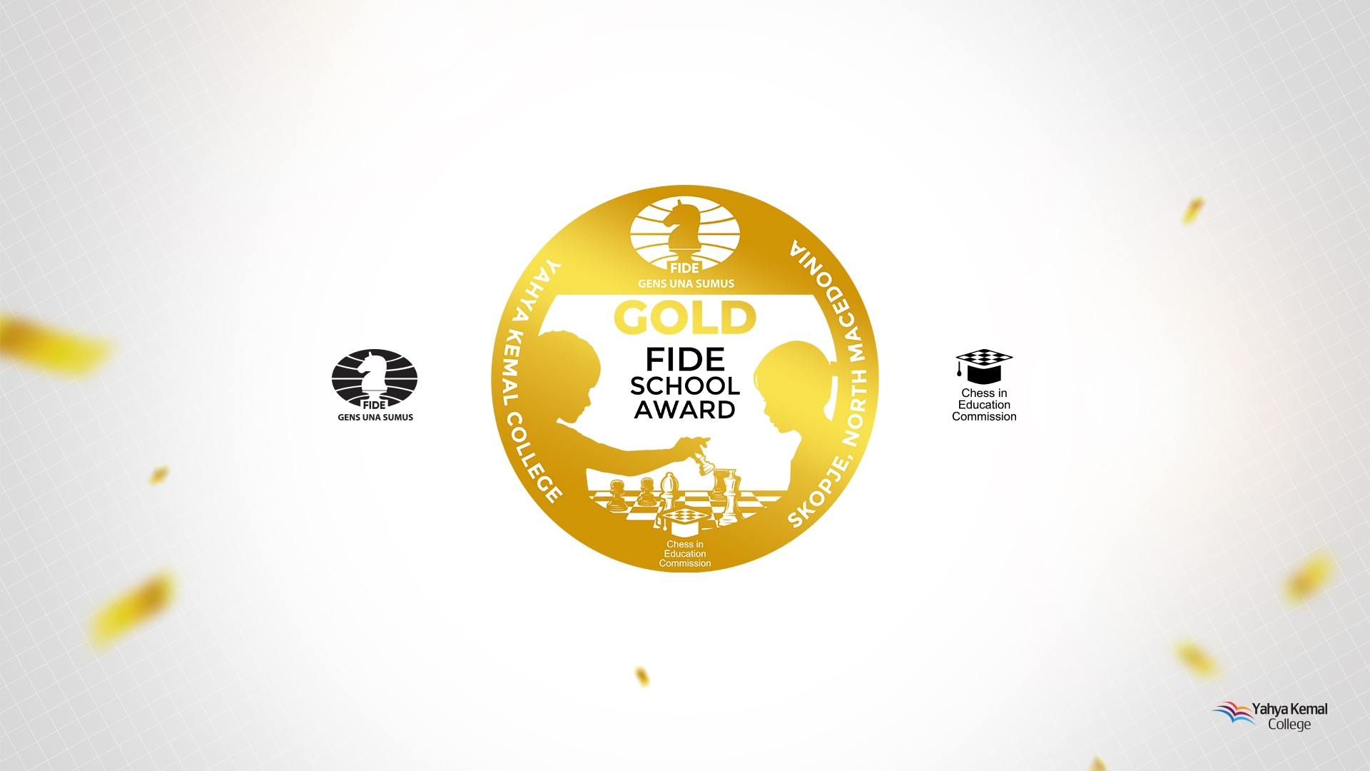 FIDE Gold Award for Yahya Kemal College